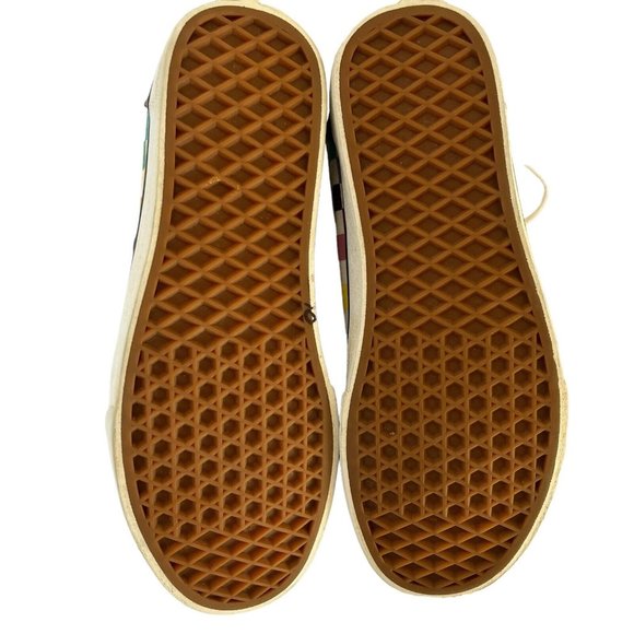 Vans Old Skool Multicolor Checkerboard Sneaker Shoes - Picture 7 of 7